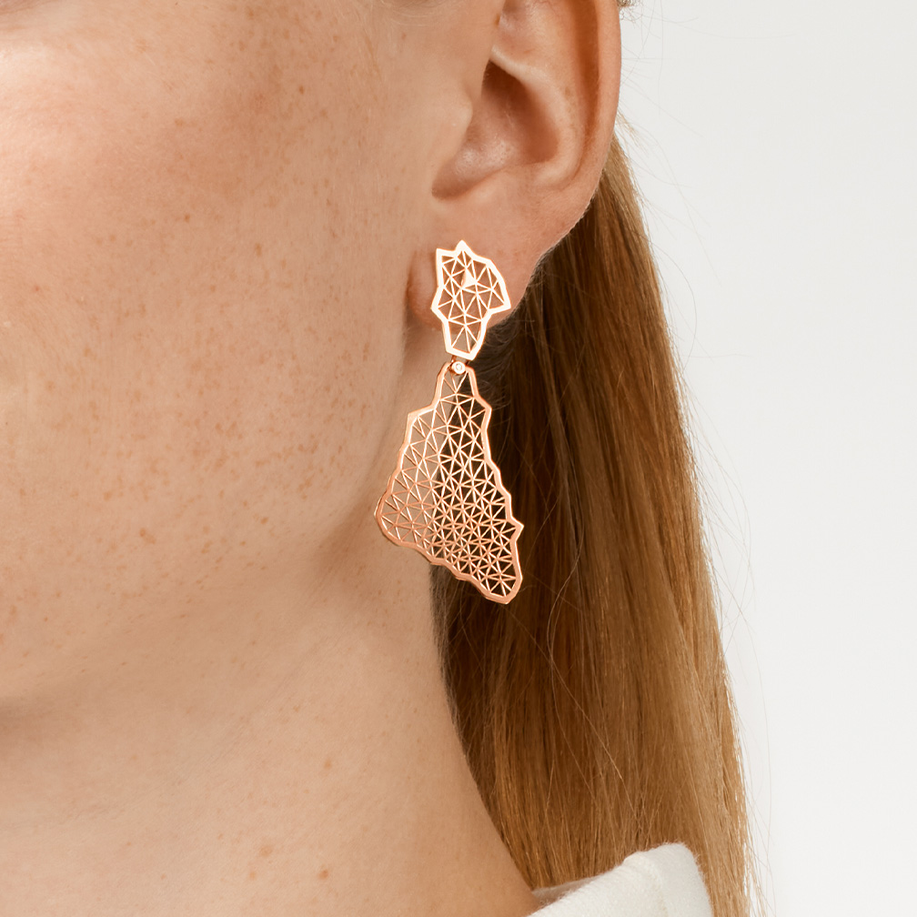 Niessing Topia Vision Ohrschmuck Dreieck