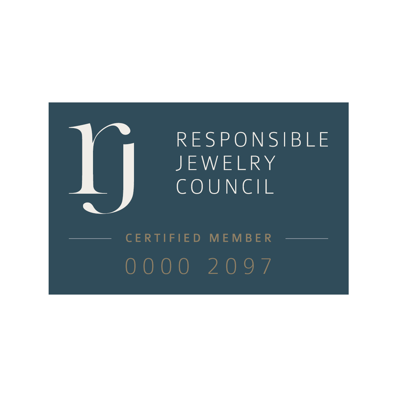 ZERTIFIZIERTES MITGLIED DES RESPONSIBLE JEWELRY COUNCILS