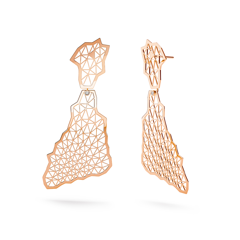 Niessing Topia Vision Ohrschmuck Dreieck