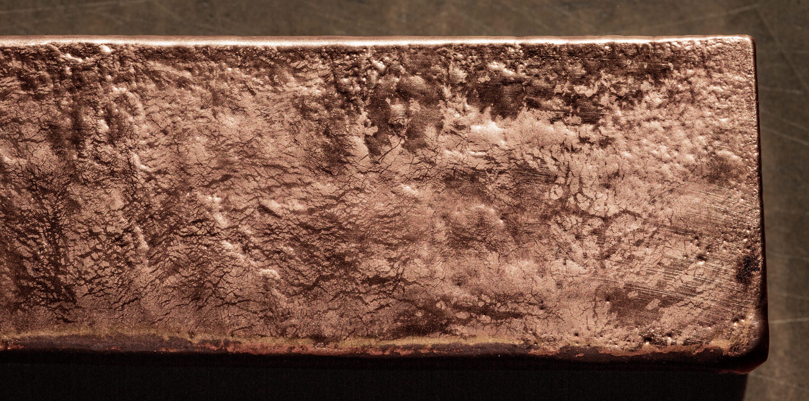 Unbehandelter Goldbarren