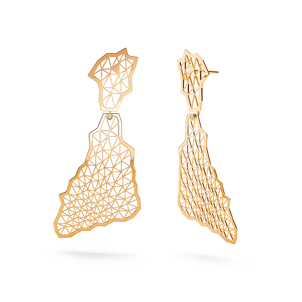 Niessing Topia Vision Ohrschmuck Dreieck