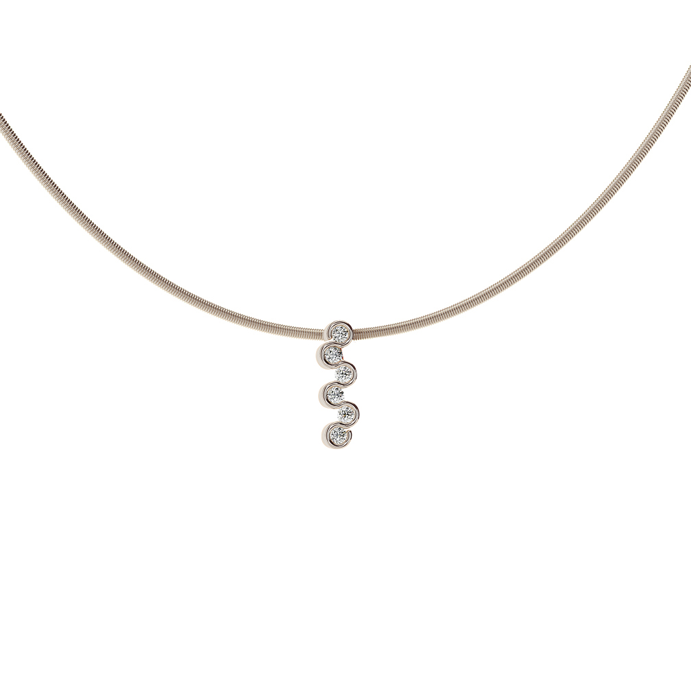 Niessing Diamond Wave Anhänger