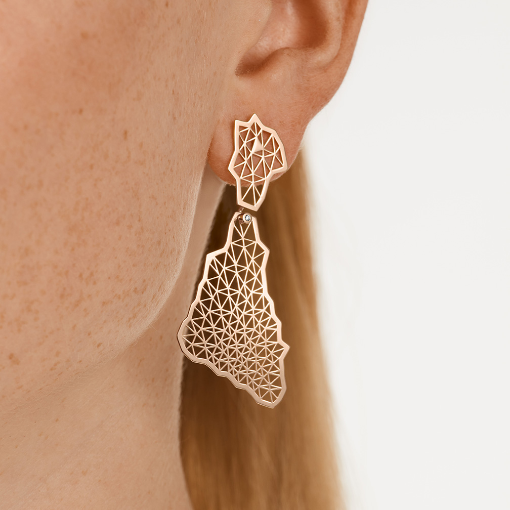 Niessing Topia Vision Ohrschmuck Dreieck
