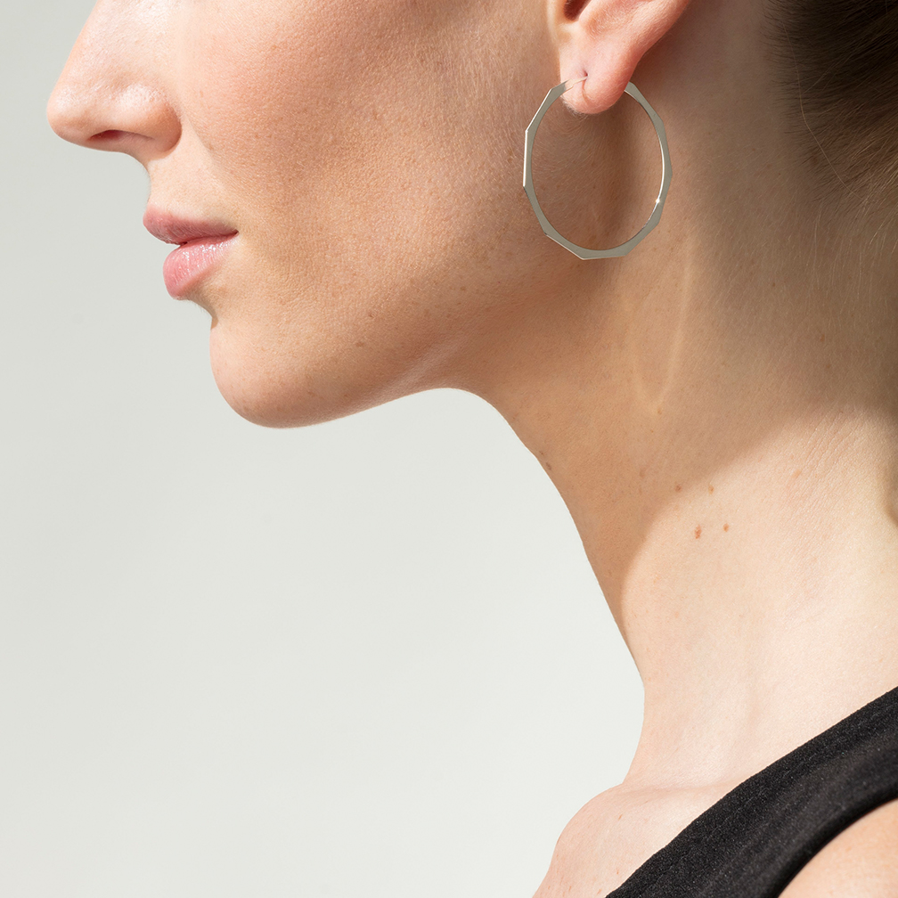 Niessing NOW Facet Creolen