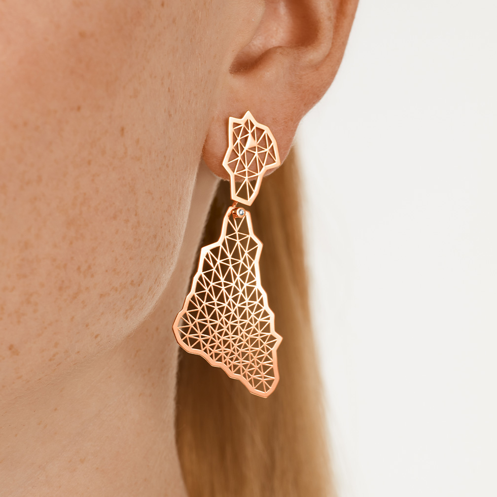 Niessing Topia Vision Ohrschmuck Dreieck